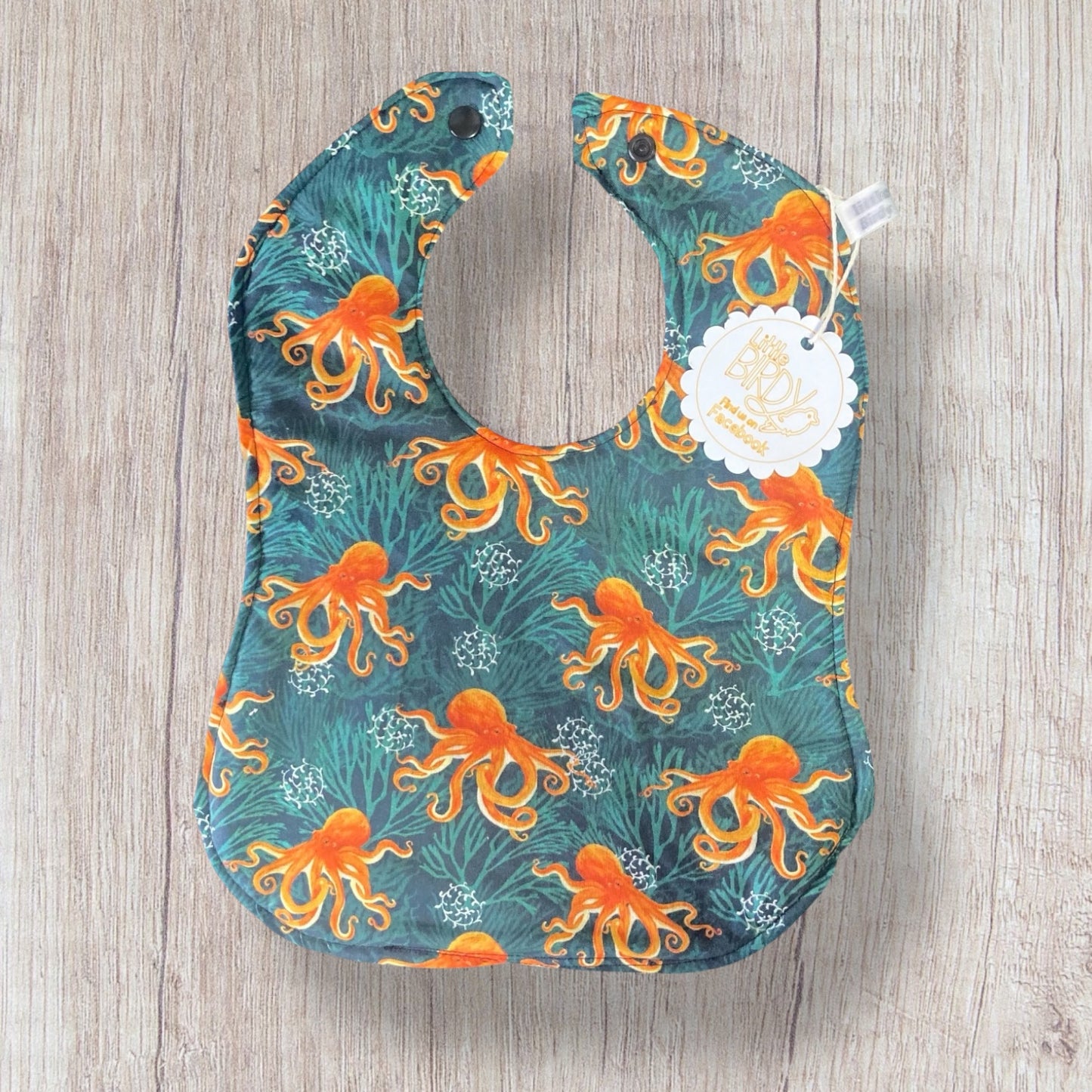 Little Bird Octopus bib