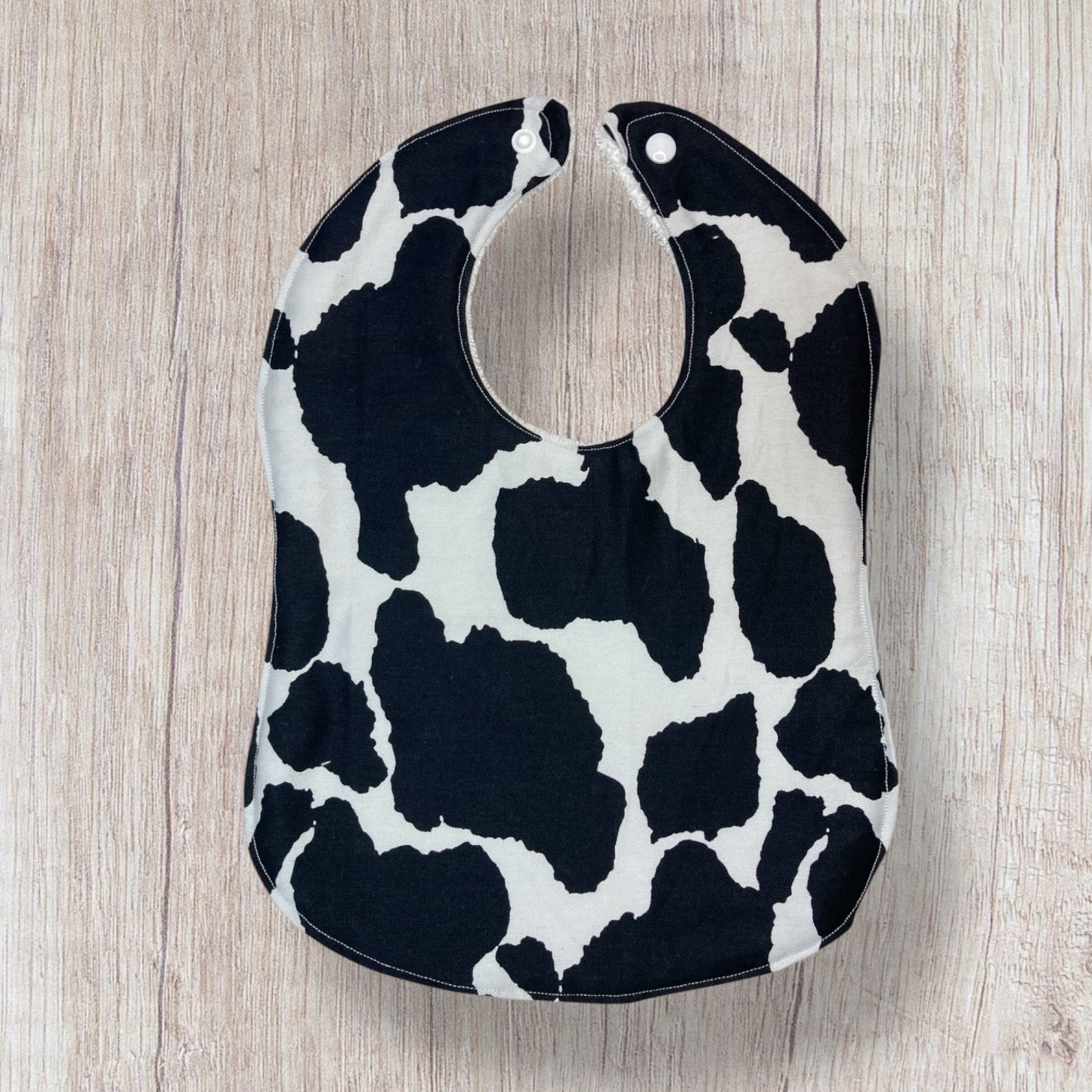 Cow printed Baby Bib