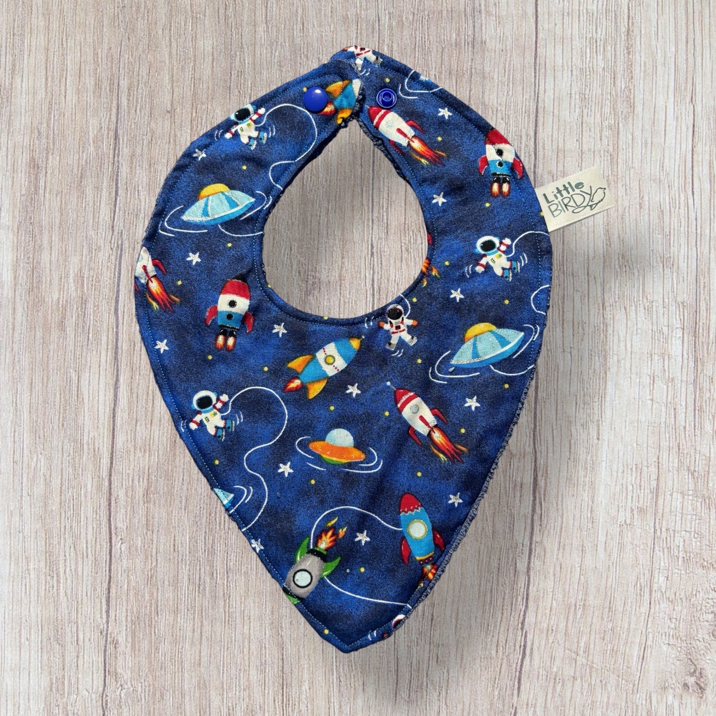 Little Birdy Astronaut Dribble Bib