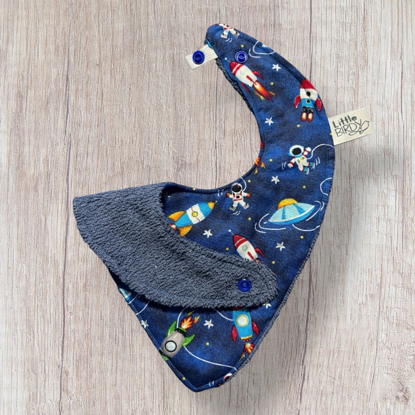 Little Birdy Astronaut Dribble Bib