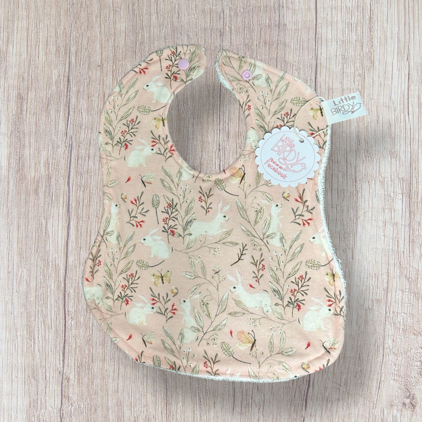 Little white Rabbit bib