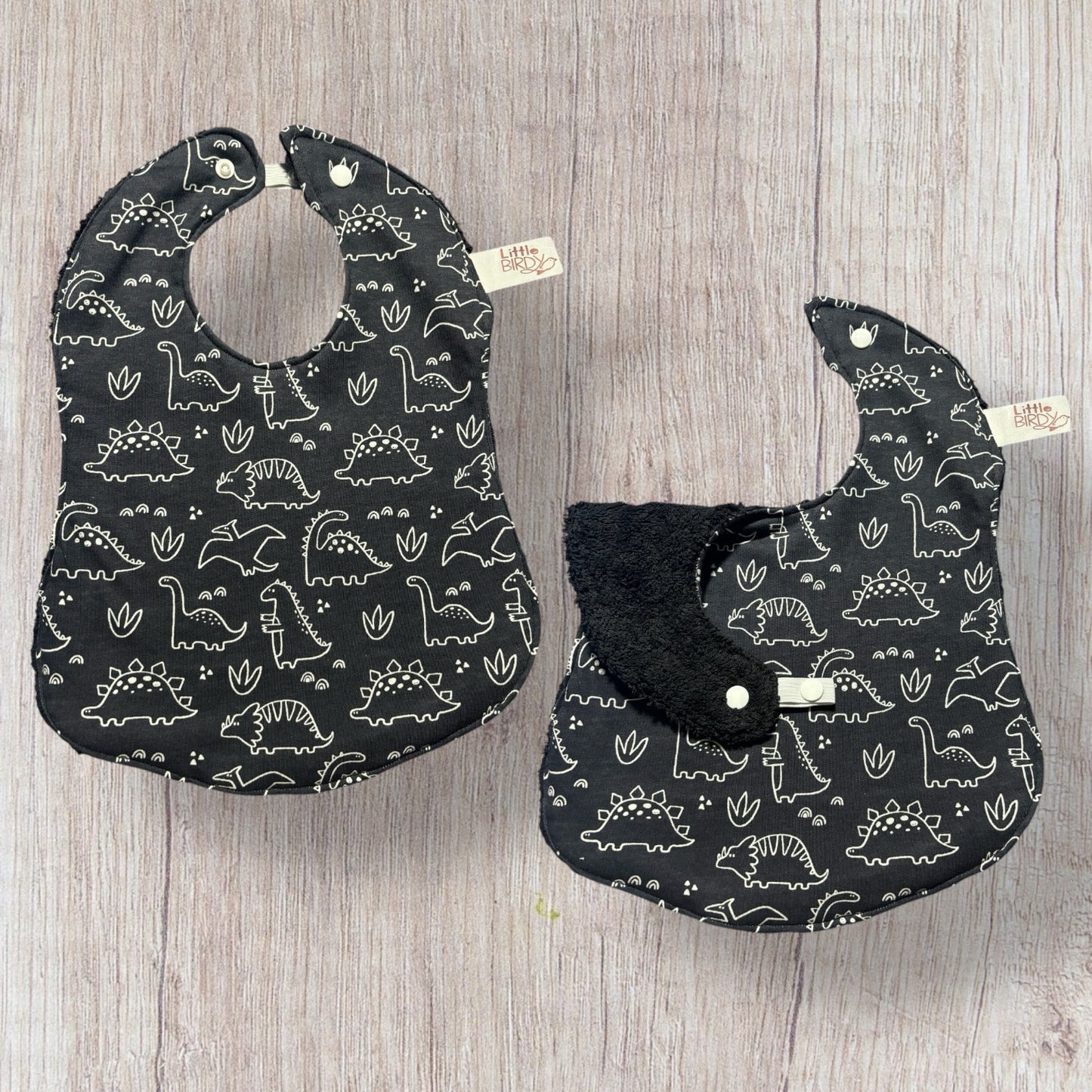 Little Birdy Dinosaur cuddles Baby Bib