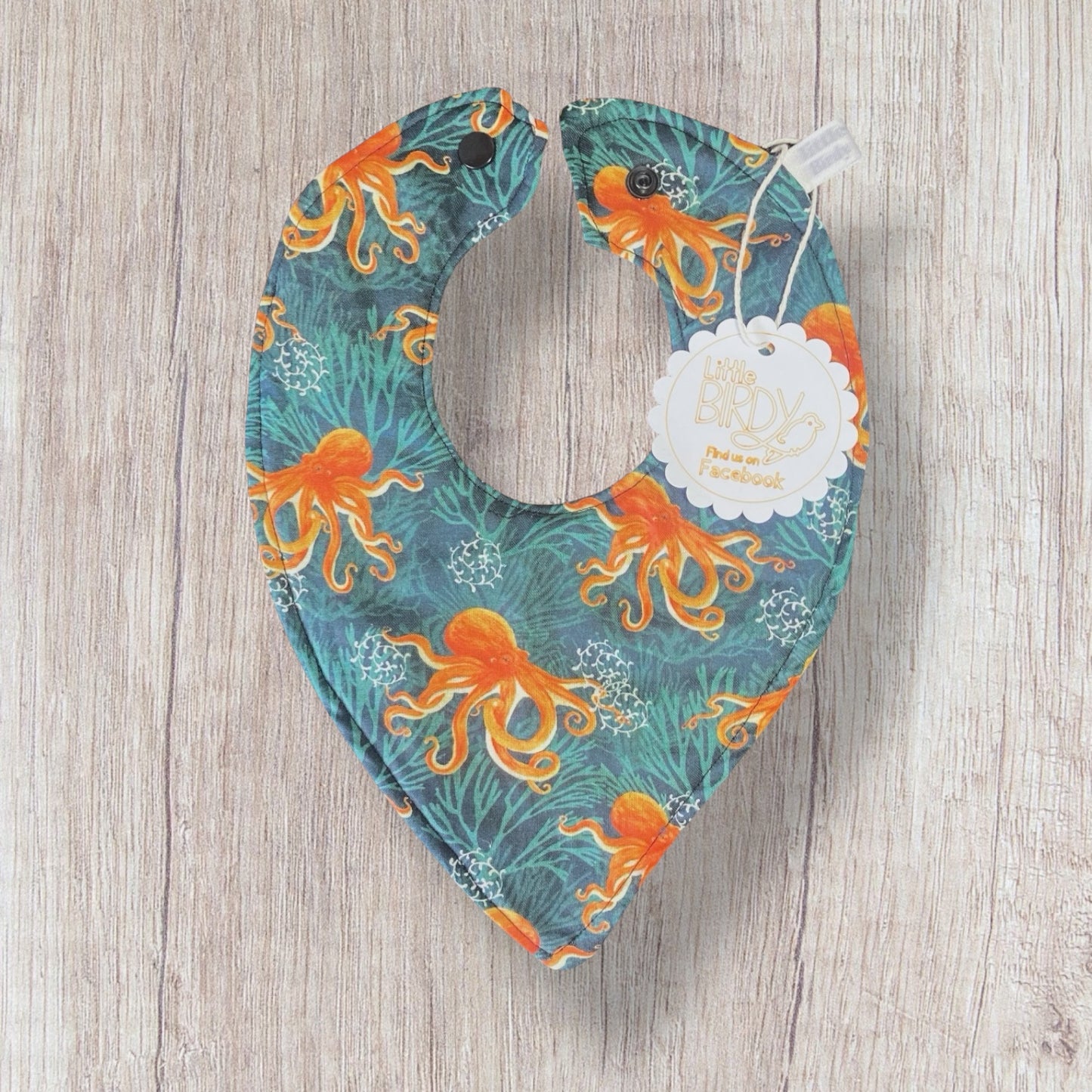Little Birdy Octopus dribble bib