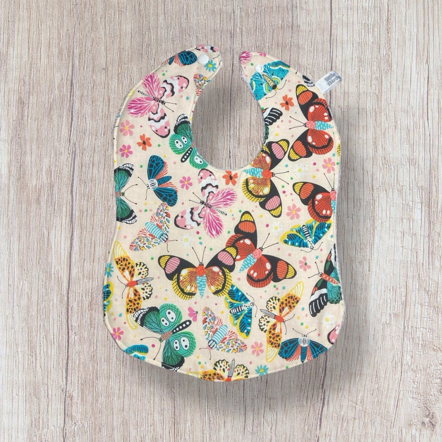 Little birdy butterfly bib