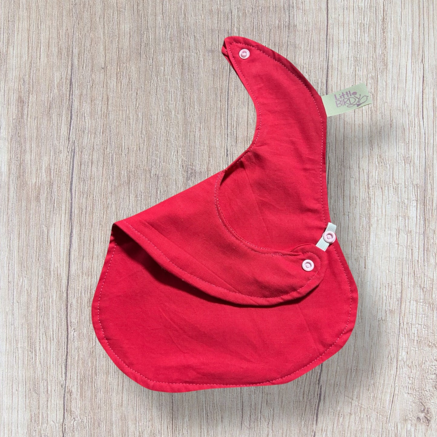 Summer red baby bib