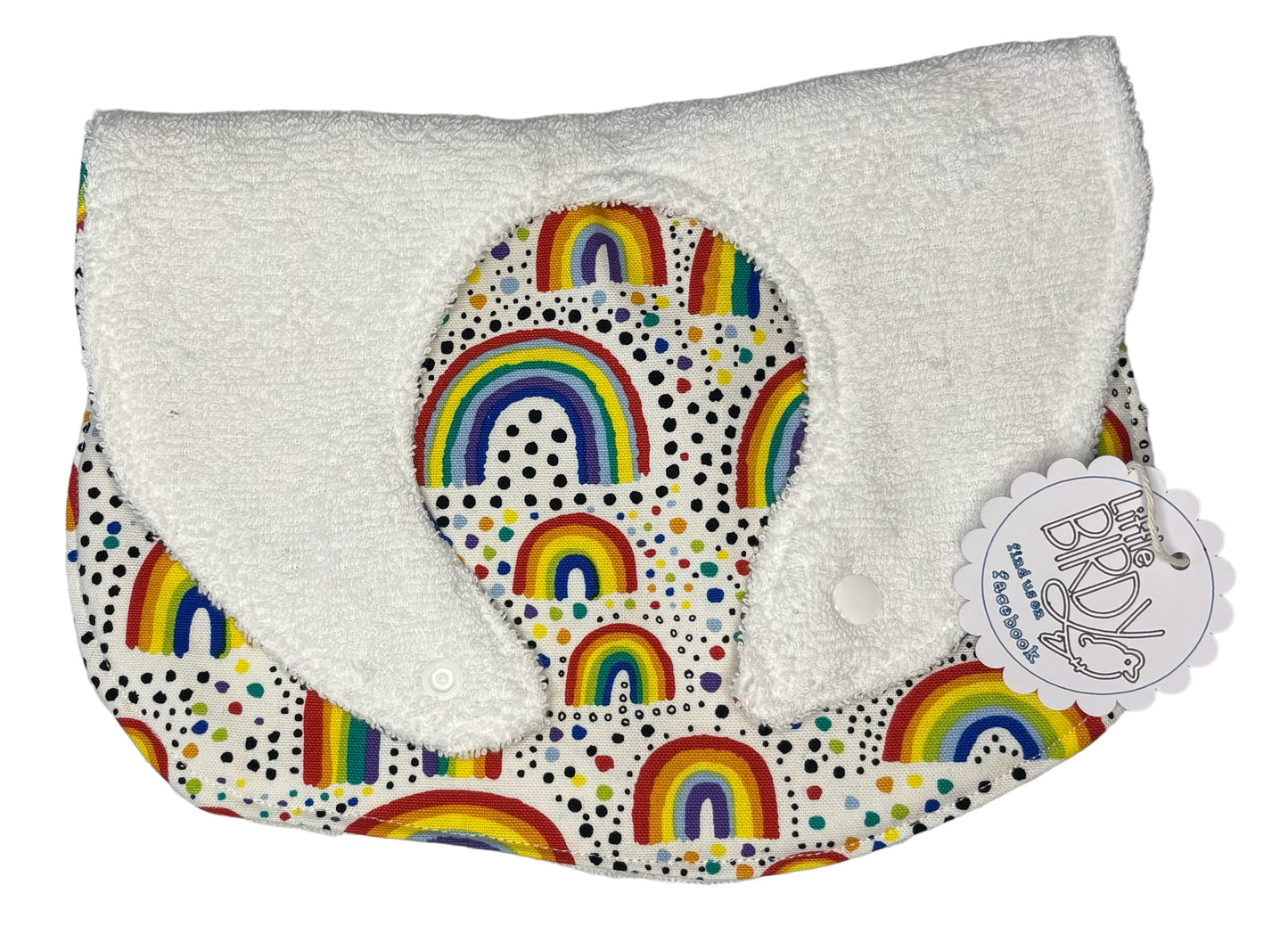 Little birdy Rainbow bib