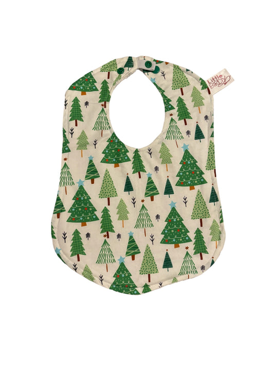 Little Birdy Christmas tree baby bib