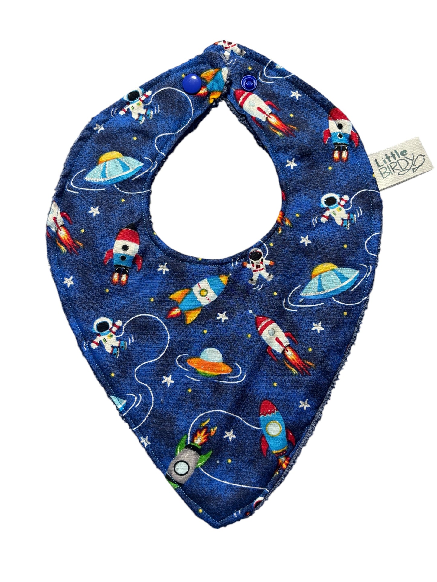 Little Birdy Astronaut Dribble Bib