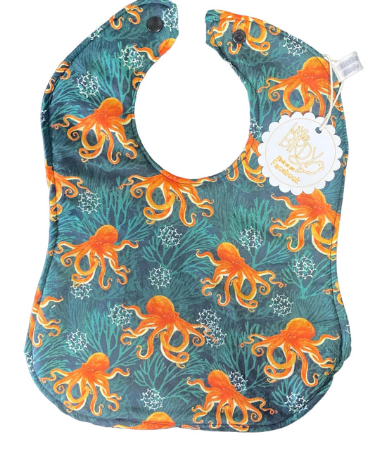 Little Bird Octopus bib