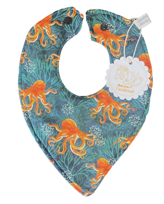 Little Birdy Octopus dribble bib