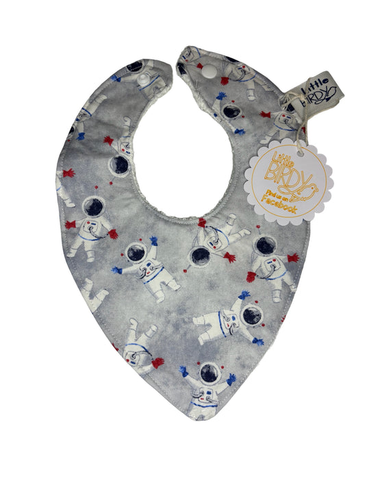 Little Birdy astronaut dribble bib