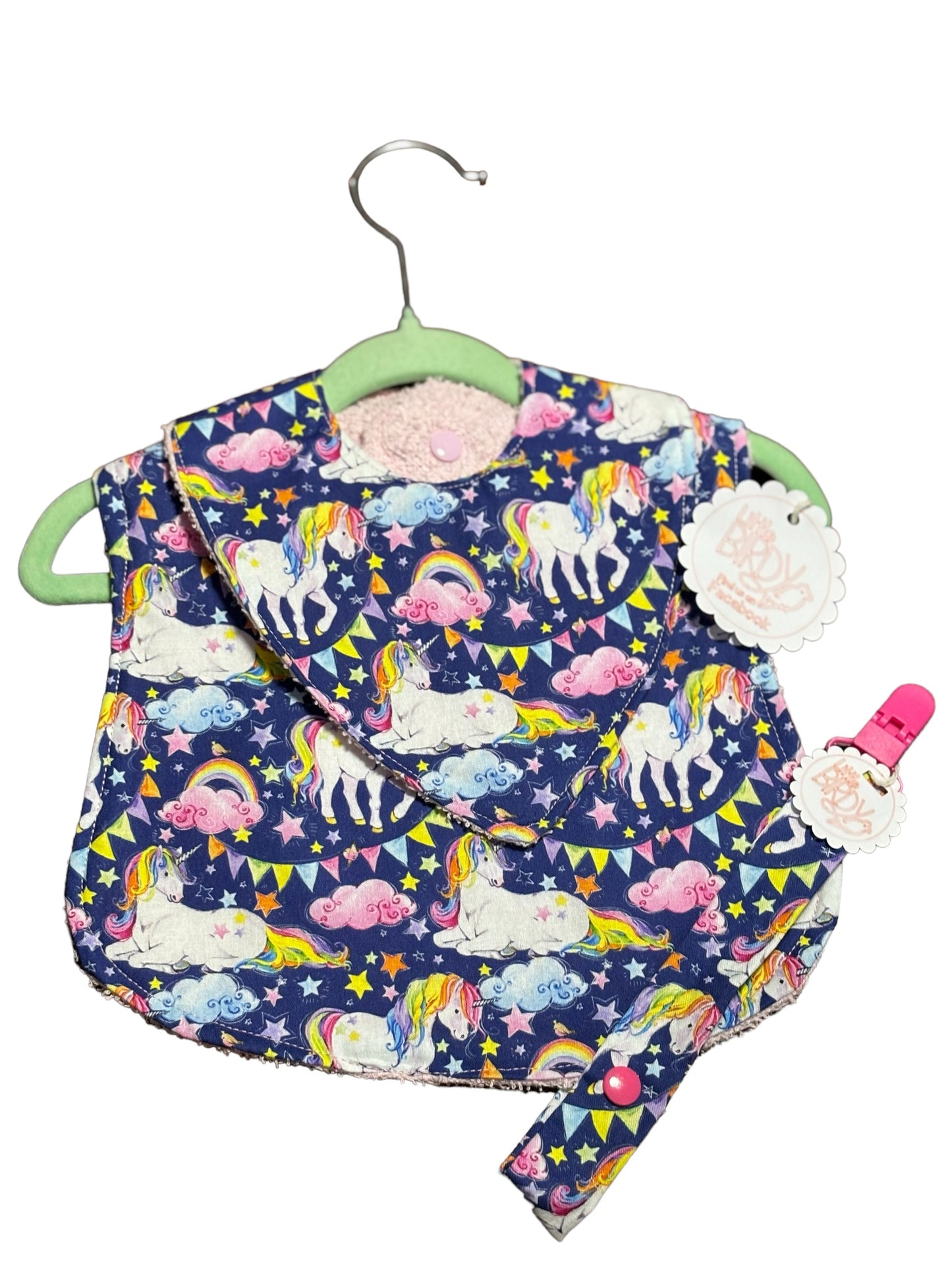 Unicorn bib set