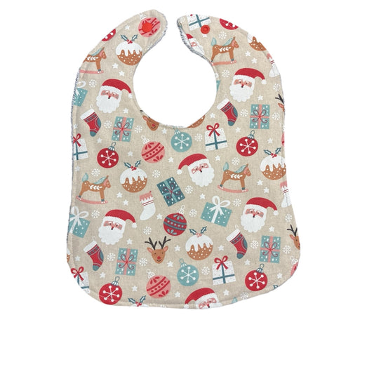 Little Birdy Christmas baby bib