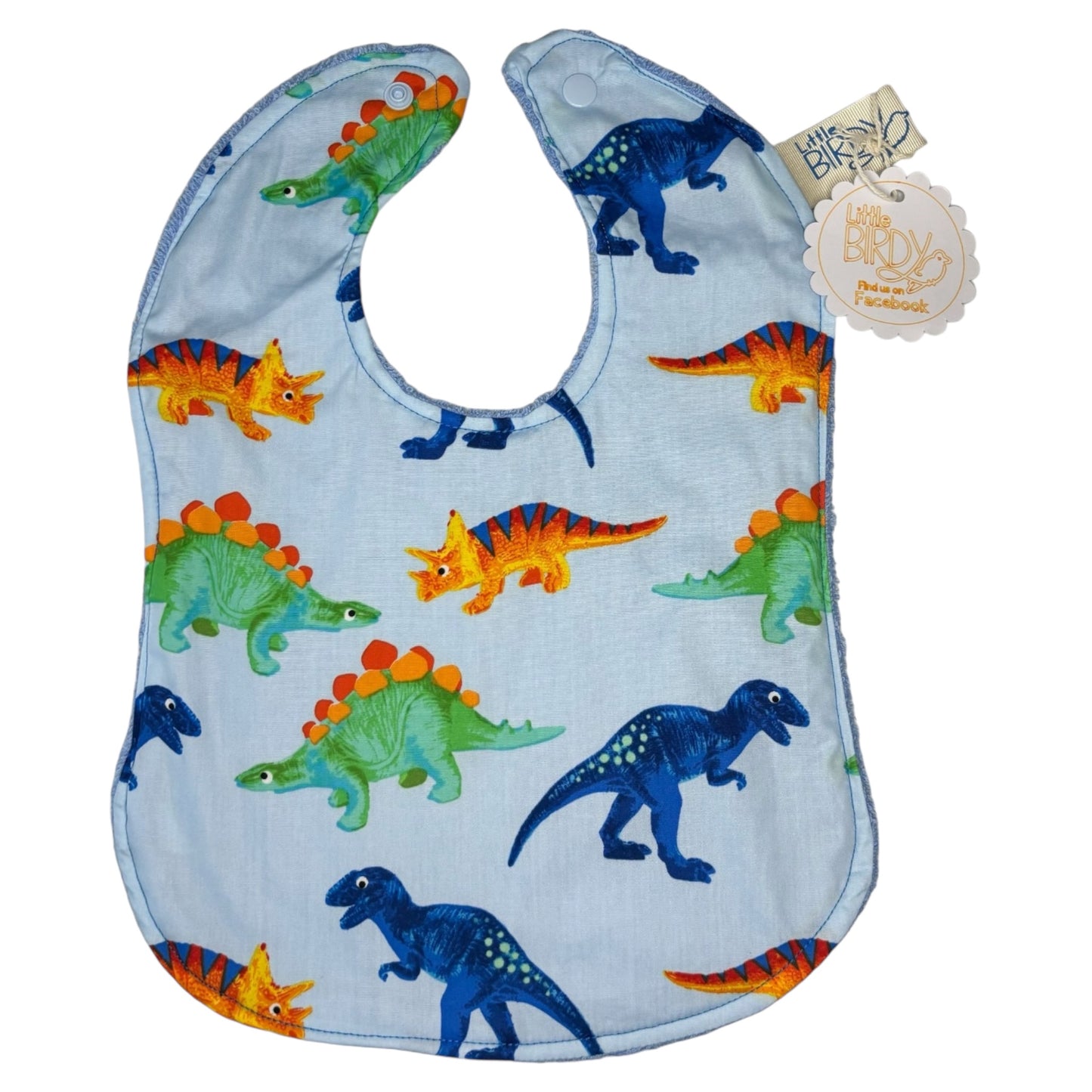 Little birdy dinosaur bib