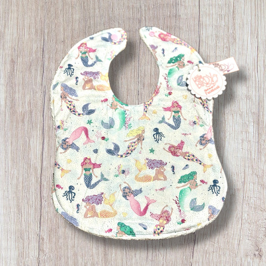 Little Birdy  sparkling mermaid bib